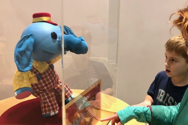 Elephant puppet at the Worlds of Puppetry Museum in Atlanta