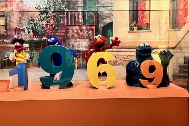 The Muppets from Sesame Street Celebrating their 1969 Birthday at the Jim Henson Collection at Atlanta's Center for Puppetry Arts
