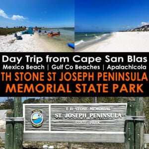 TH Stone Memorial St. Joseph Peninsula State Park near Cape San Blas on Florida's Forgotten Coast is an ideal Day Trip Destination during a Beach Vacation | atlantaandbeyond.com