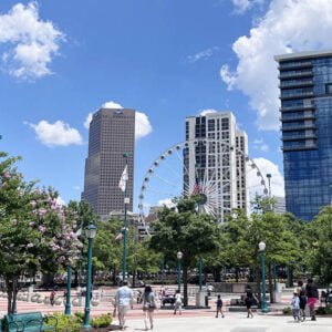 Centennial Olympic Park Atlanta City View | atlantaandbeyond.com