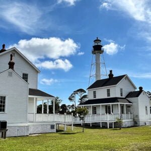 The Cape San Blas Lighthouse and its Keepers' Cottages in Port St. Joe, Florida | atlantaandbeyond.com