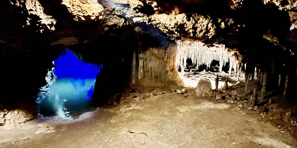 The wet basement inside the cave at Florida Caverns State Park | atlantaandbeyond.com