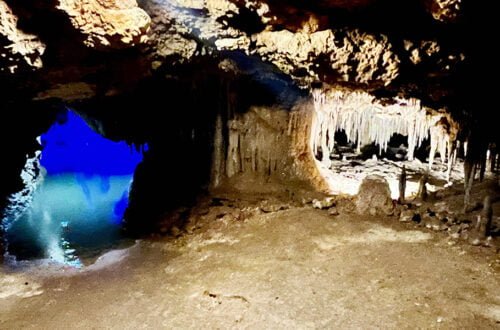 The wet basement inside the cave at Florida Caverns State Park | atlantaandbeyond.com
