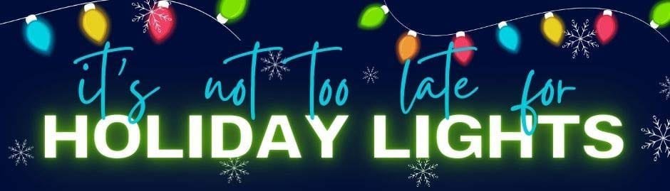 It's Not Too Late for Holiday Lights | atlantaandbeyond.com
