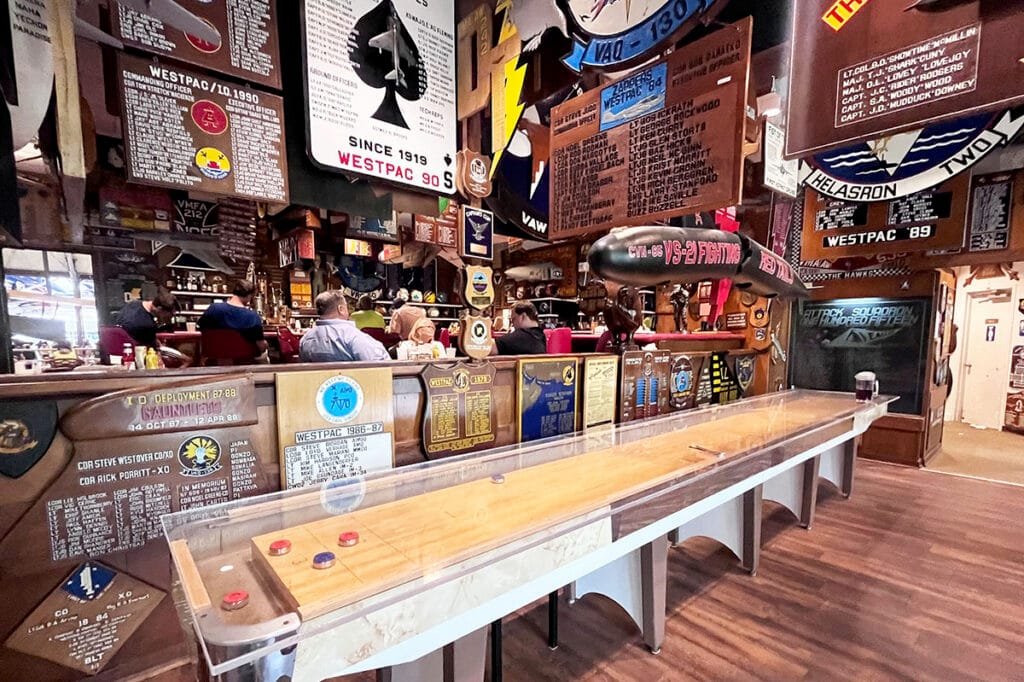 Cubi Bar Cafe inside the National Naval Aviation Museum at Naval Air Station Pensacola | atlantaandbeyond.com