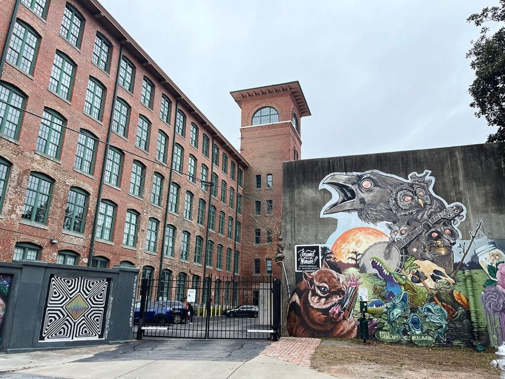 The Fulton Cotton Mill Lofts in Atlanta's Cabbagetown neighborhood | atlantaandbeyond.com