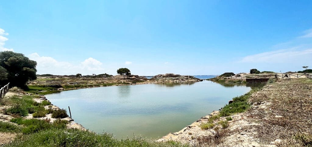 The Kothon Basin in Mozia or Mothia, Sicily | atlantaandbeyond.com