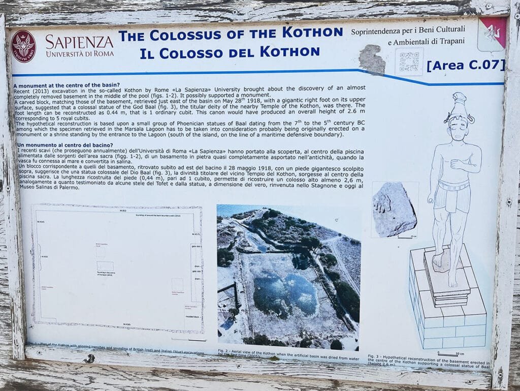 Phoenician Colossus at the Kothon in Sicily | atlantaandbeyond.com