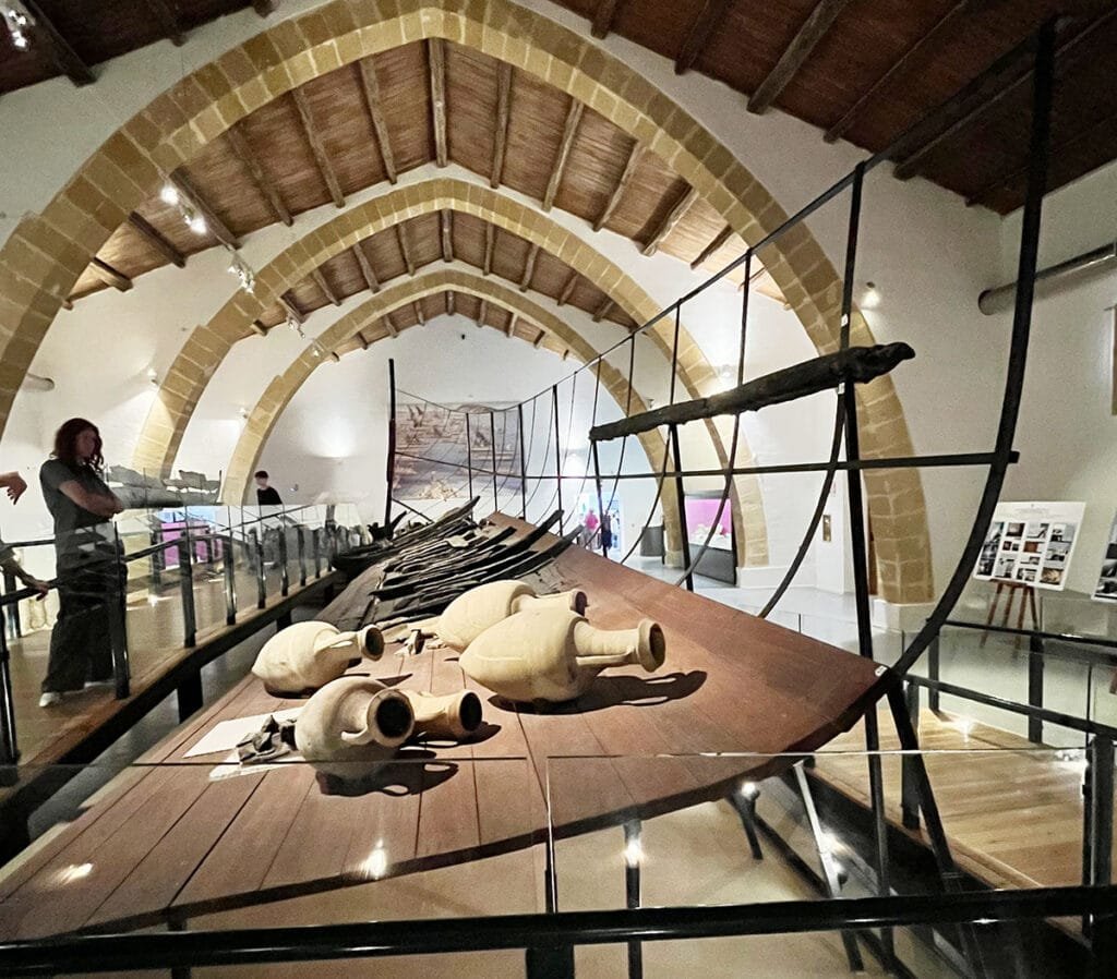 Phoenician Ship in the Museum at the Parco Archeologico di Lilibeo Marsala | atlantaandbeyond.com