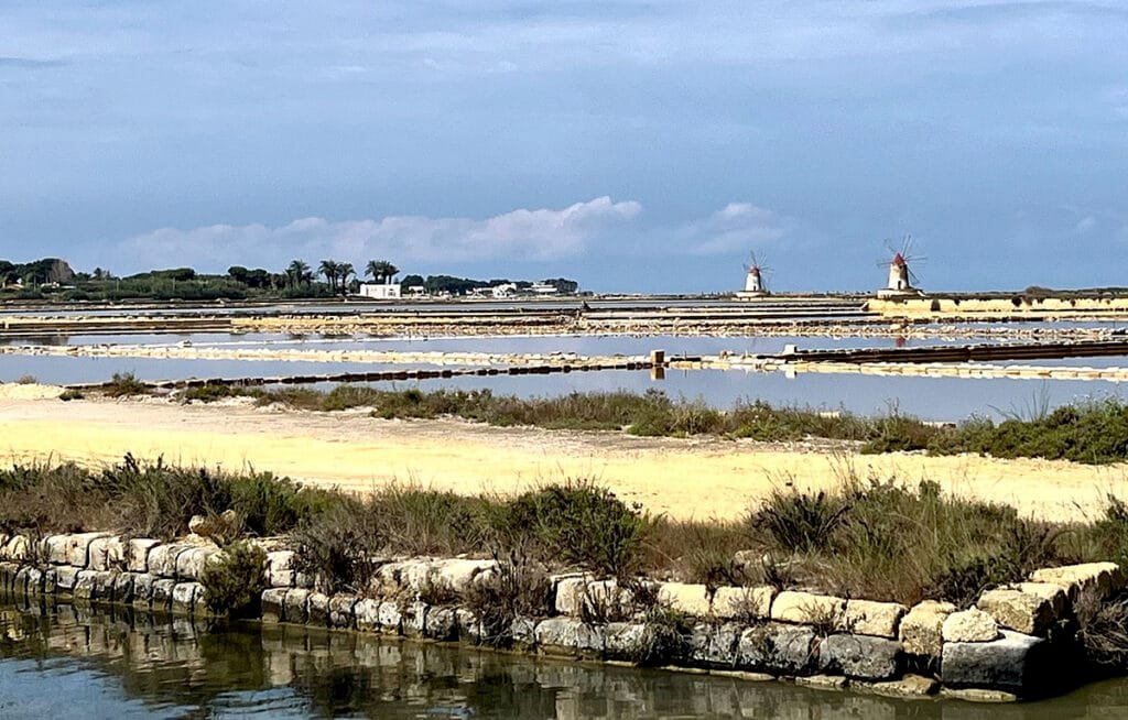 Sicily's Salt Flats in the Stagnone Lagoon | atlantaandbeyond.com
