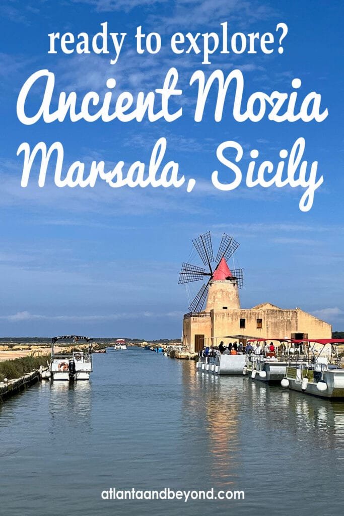 Explore Ancient Mozia or Mothia in Sicily's Salt Pans near Marsala and Trapani | atlantaandbeyond.com