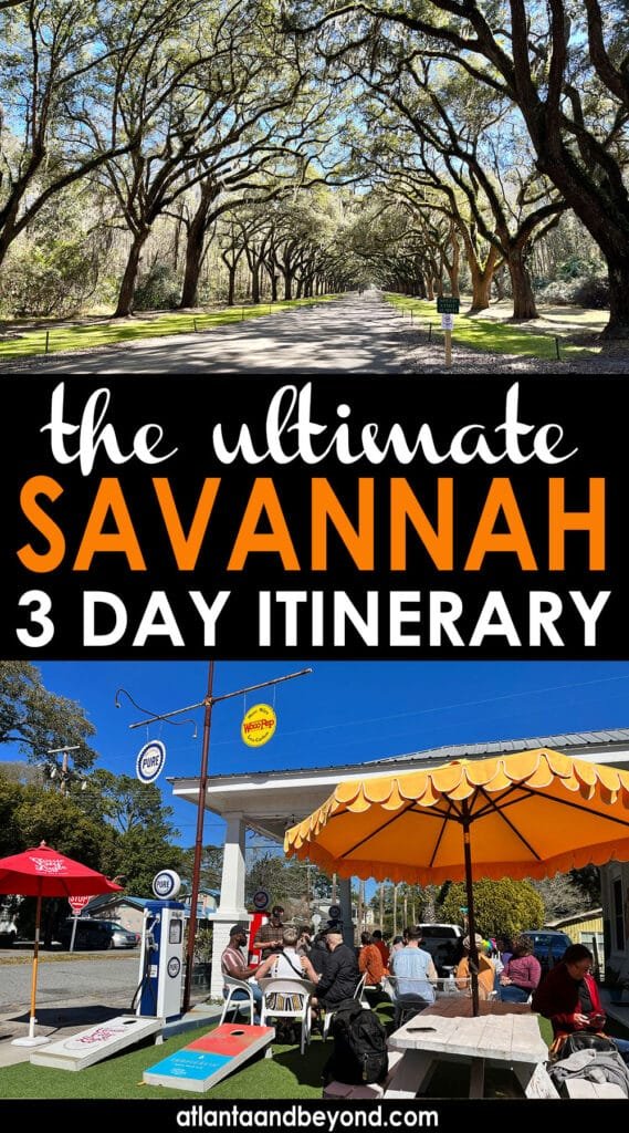 This perfect 3-Day Itinerary for Savannah, Georgia will inspire you to plan your own long weekend in Savannah | atlantaandbeyond.com