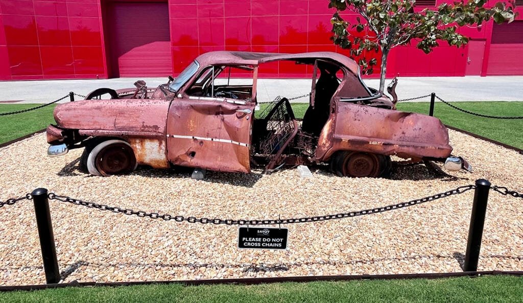 The Plymouth Savoy which inspired the museum name at the Savoy Automobile Museum in Cartersville, GA | atlantaandbeyond.com