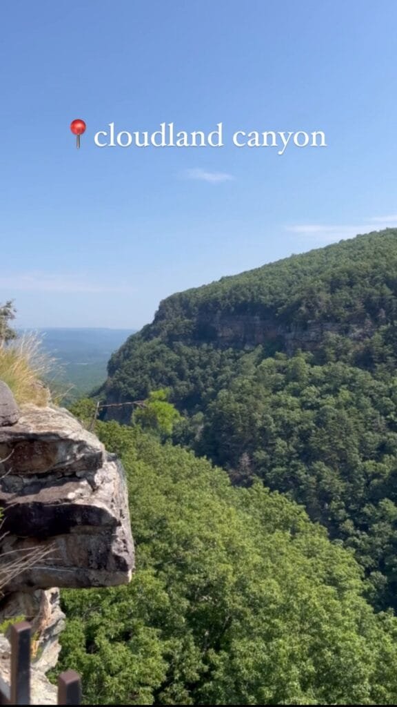 Romantic Getaway to Cloudland Canyon State Park in Georgia | atlantaandbeyond.com