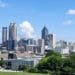 Atlanta Skyline from MLK Memorial MARTA Station | atlantaandbeyond.com
