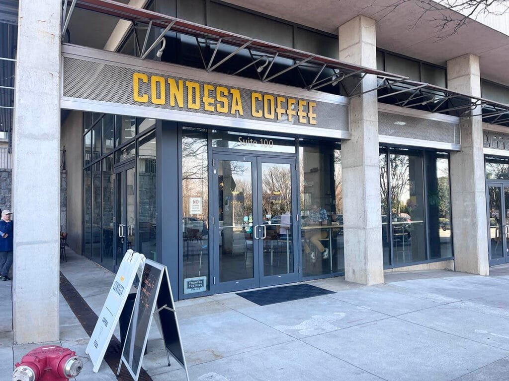 Condesa Coffee in Atlanta's Old Fourth Ward neighborhood