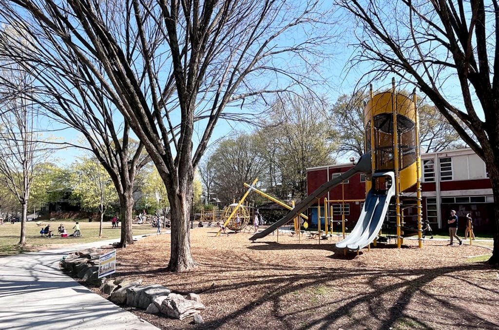 Then playground at Lang-Carson Park in Reynoldstown | atlantandbeyond.com