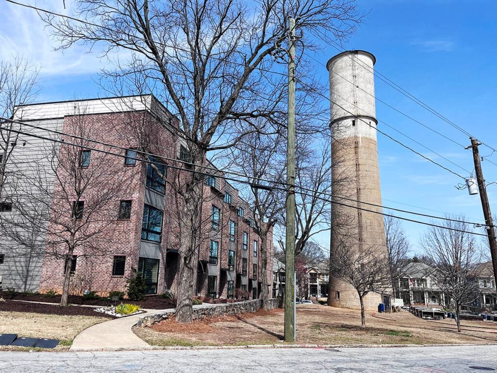The Old Water Tower Park in Atlanta's O4W | atlantaandbeyond.com