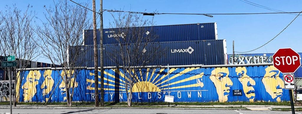 Reynoldstown mural at Hulsey Yards and the Beltline | atlantandbeyond.com