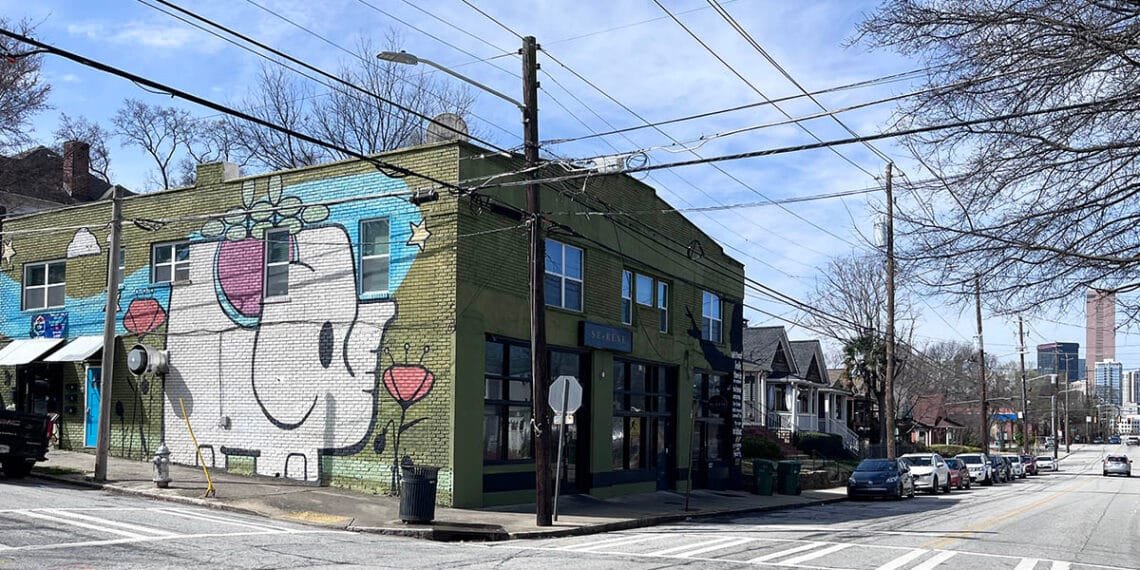 Streetscape in Atlanta's O4W | atlantaandbeyond.com