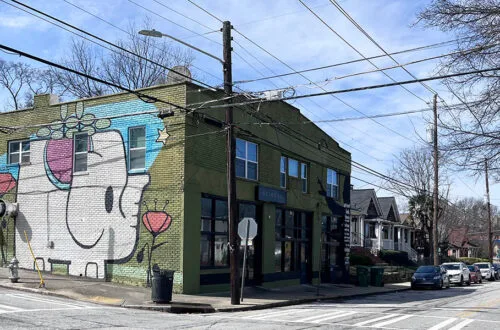 Streetscape in Atlanta's O4W | atlantaandbeyond.com