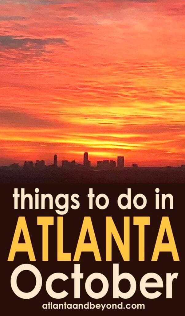 Fun Things to do in Atlanta this October | atlantaandbeyond.com