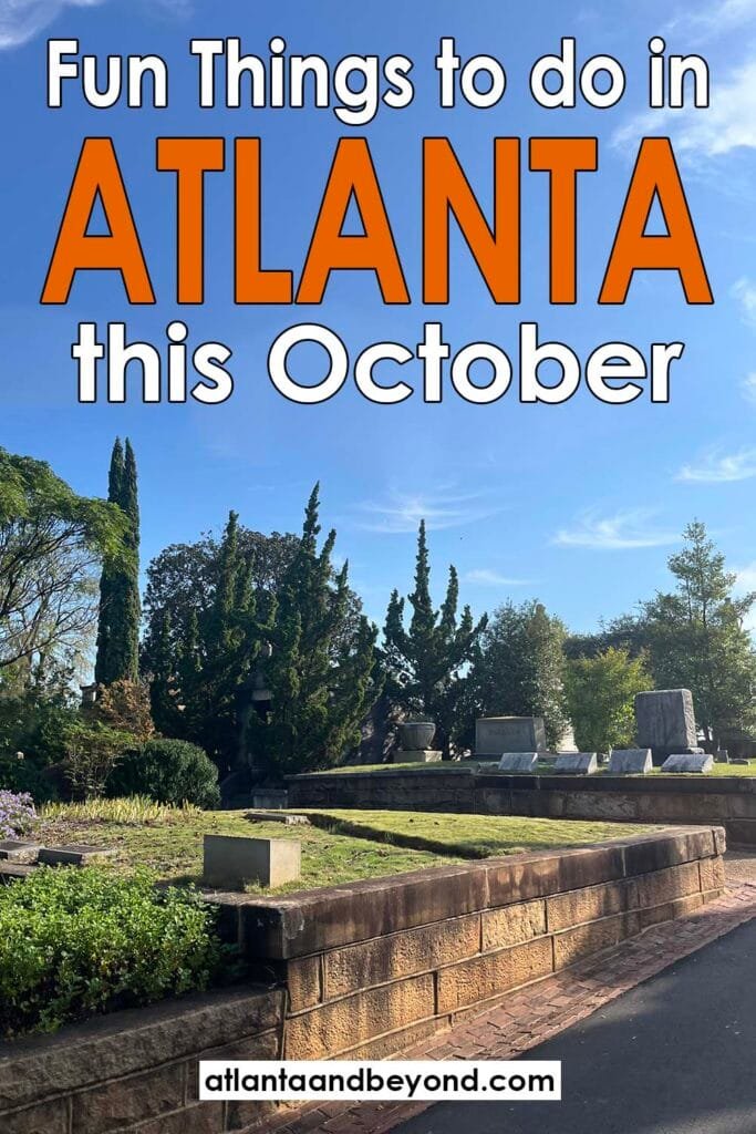 Fun Things to do in Atlanta this October | atlantaandbeyond.com