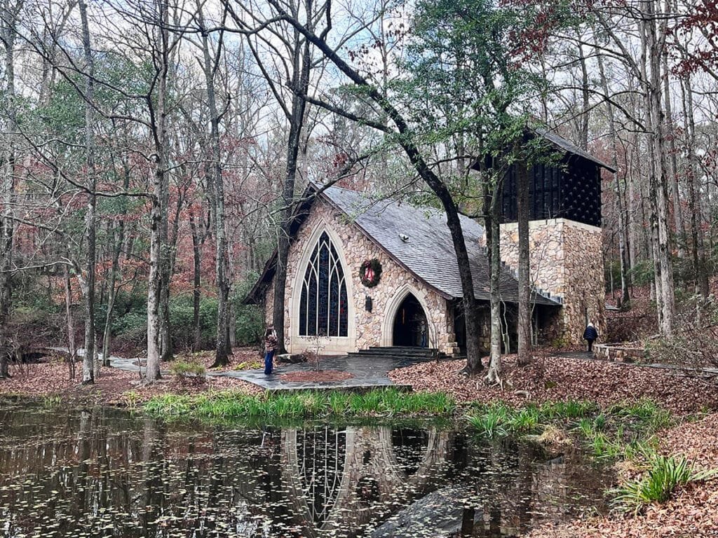 Explore the Chapel at Callaway Gardens with the free day pass that comes with your Fantasy in Lights ticket | atlantaandbeyond.com