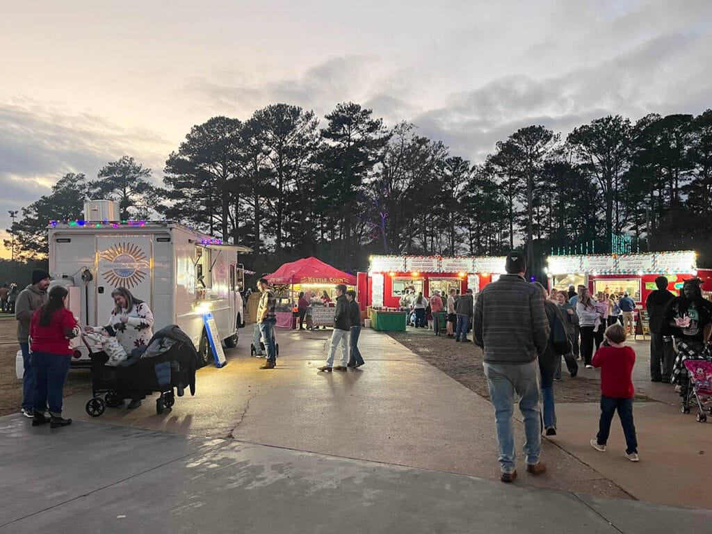 Callaway Gardens offers a variety of food in Christmas Village at Robin Lake Beach | atlantaandbeyond.com