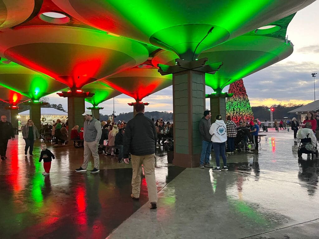 Callaway Gardens' Christmas Village at Robin Lake | atlantaandbeyond.com