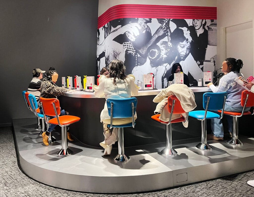 The Lunch Counter Experience at the National Center for Civil and Human Rights | atlantaandbeyond.com