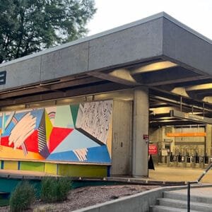 MARTA's Arts Center Station in Midtown, Atlanta | atlantaandbeyond.com