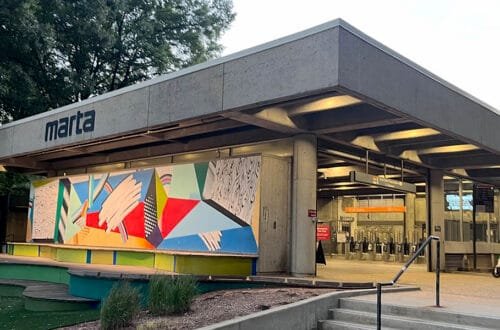 MARTA's Arts Center Station in Midtown, Atlanta | atlantaandbeyond.com