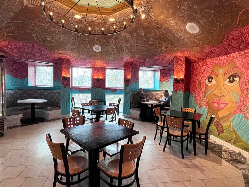 Outpost of Decatur’s Golden Drops Café inside Emory's Museum Building | atlantaandbeyond.com