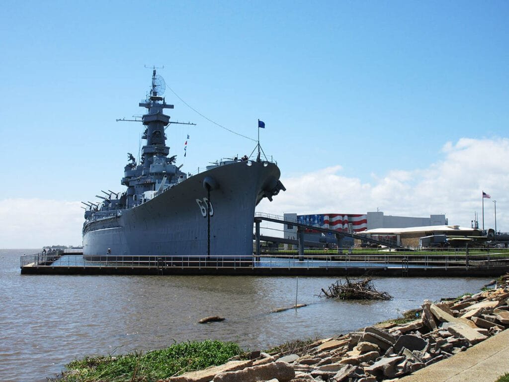 USS Alabama in Mobile, AL | atlantaandbeyond.com