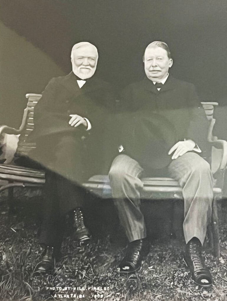 Joel Chandler Harris and Andrew Carnegie | atlantaandbeyond.com