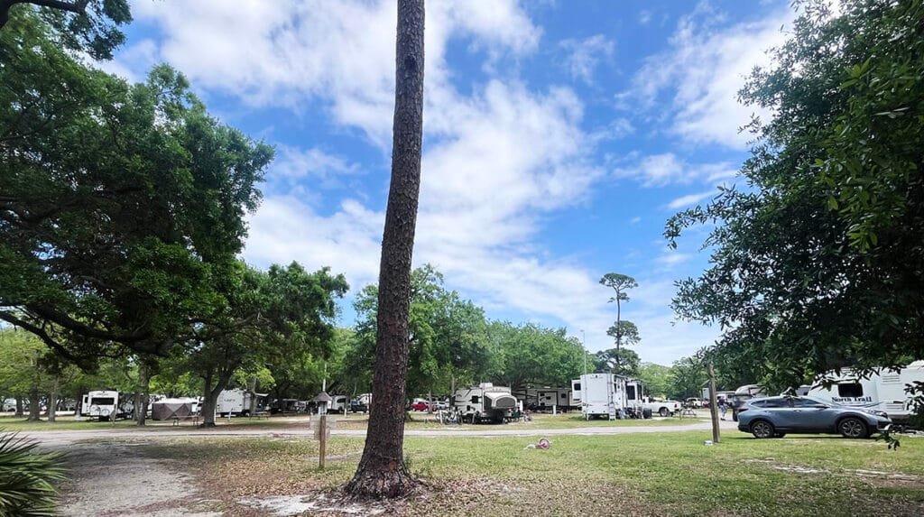 RV Camping on Dauphin Island AL | atlantaandbeyond.com