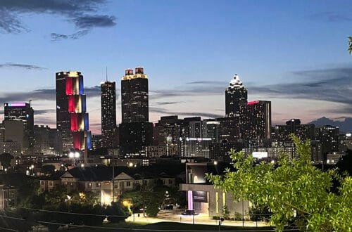 The Atlanta Skyline from Southeast Atlanta | atlantaandbeyond.com
