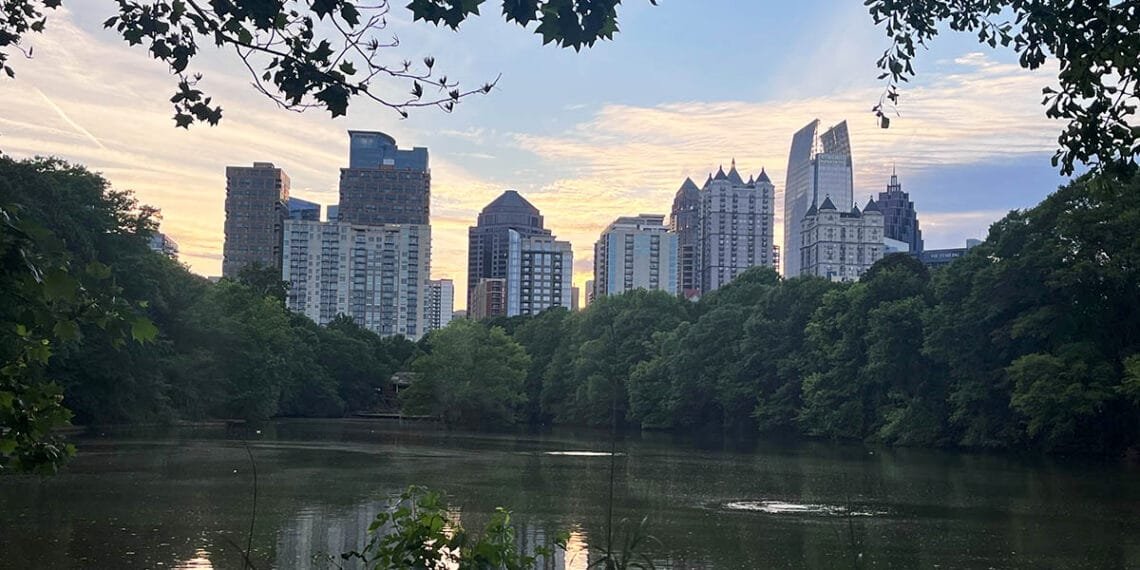 How to Spend One Day in Midtown Atlanta - view from Piedmont Park | atlantaandbeyond.com