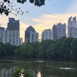 How to Spend One Day in Midtown Atlanta - view from Piedmont Park | atlantaandbeyond.com