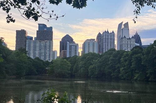 How to Spend One Day in Midtown Atlanta - view from Piedmont Park | atlantaandbeyond.com