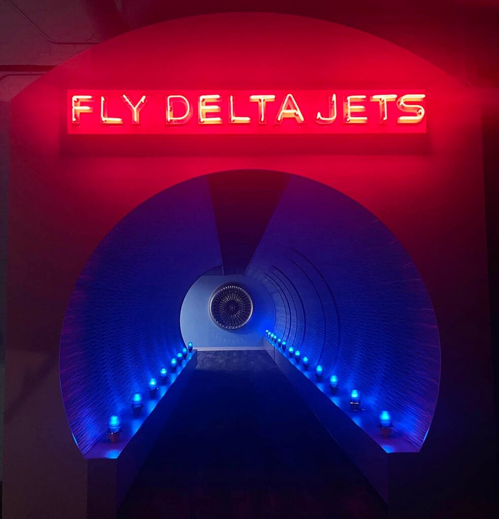 Time Tunnel at the Delta Flight Museum Atlanta | atlantaandbeyond.com