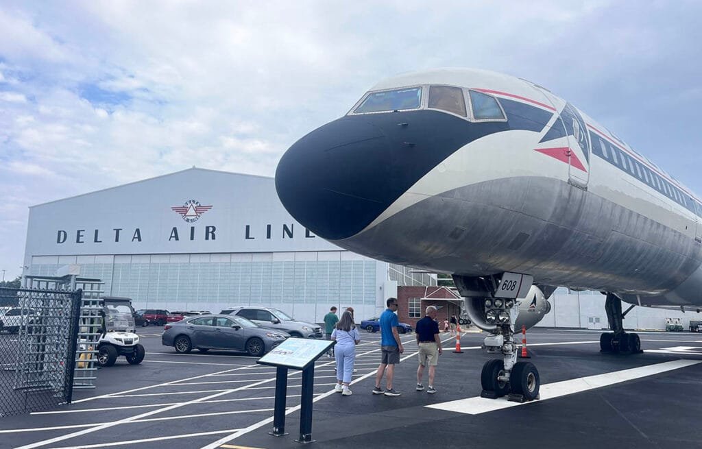 Outdoor Aircraft on Exhibit at the Delta Flight Museum Atlanta | atlantaandbeyond.com