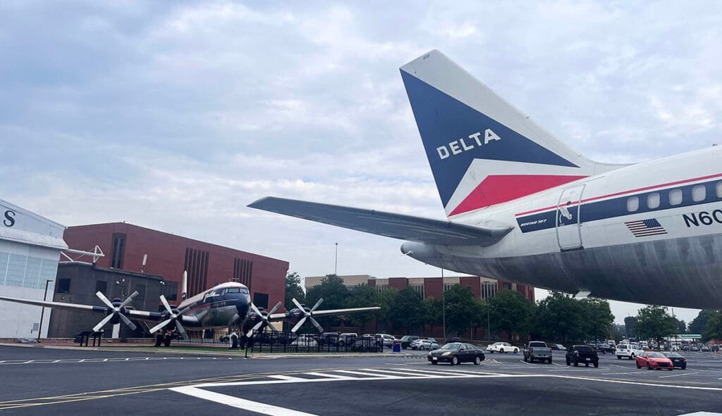 Outdoor Aircraft on Exhibit at the Delta Flight Museum Atlanta | atlantaandbeyond.com