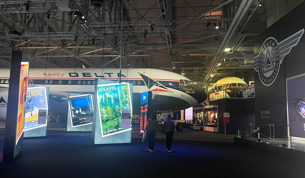 The Spirit of Delta Hanger in Atlanta | atlantaandbeyond.com
