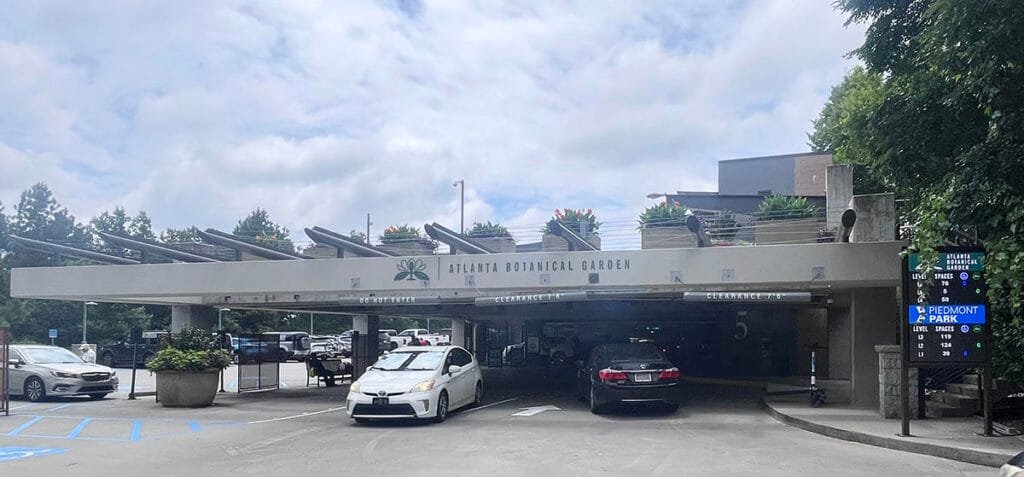 Parking at the Atlanta Botanical Garden | atlantaandbeyond.com
